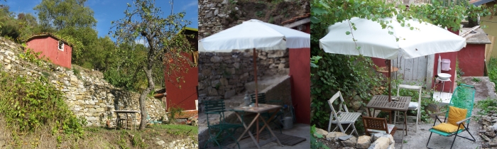 rund ums Casa Rosalie, Garten, Sitzgelegenheiten, Hängematte