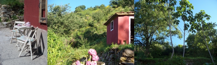 rund ums Casa Rosalie, Garten, Sitzgelegenheiten, Hängematte